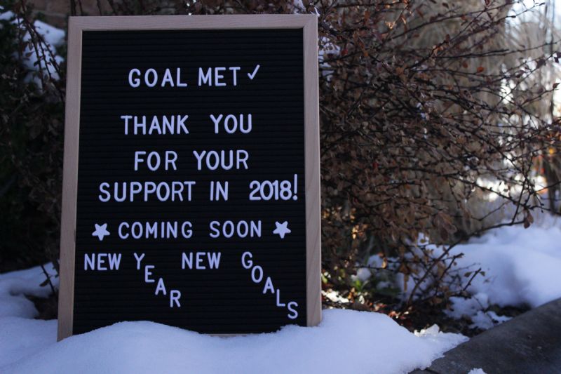 2018 Goal Met